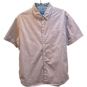 Level Ten mens LG Purple Peached Poplin Button up Shirt